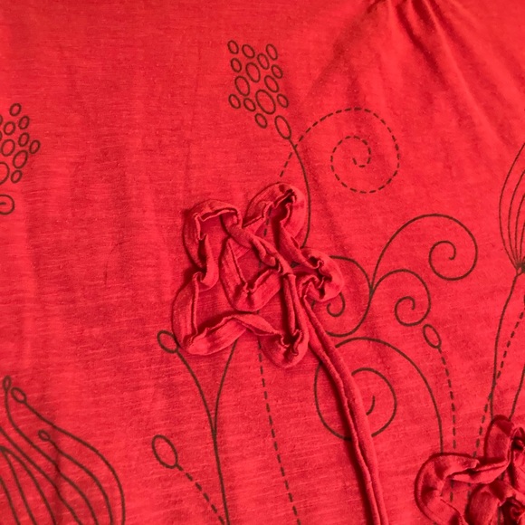 Artisans apparel women’s cotton Rust colored long sleeve shirt Sz XL - Picture 5 of 9